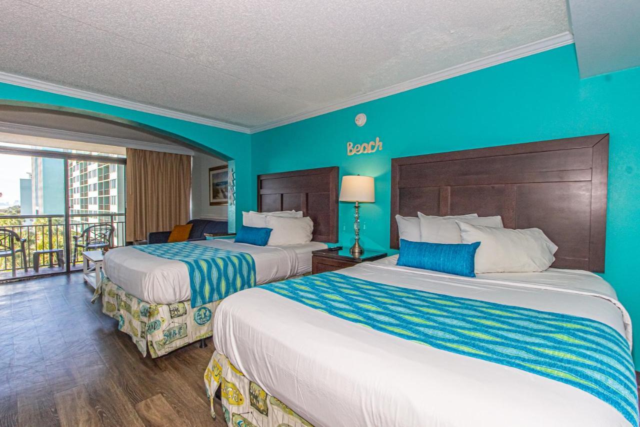 Oversized Ocean View Queen Suite With Beautiful Fireplace And Accents - Sleeps 4 Guests! Myrtle Beach Esterno foto