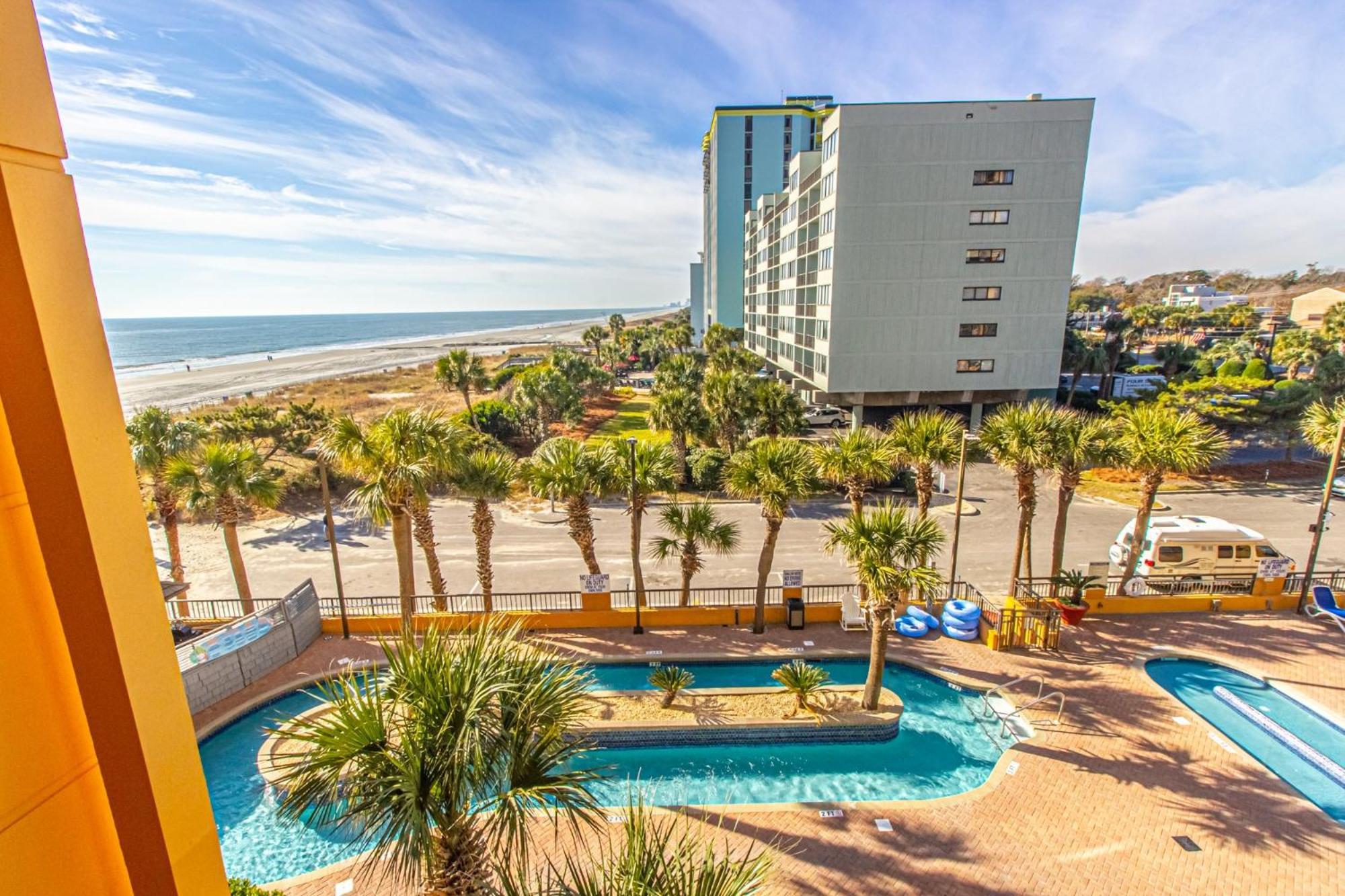 Oversized Ocean View Queen Suite With Beautiful Fireplace And Accents - Sleeps 4 Guests! Myrtle Beach Camera foto